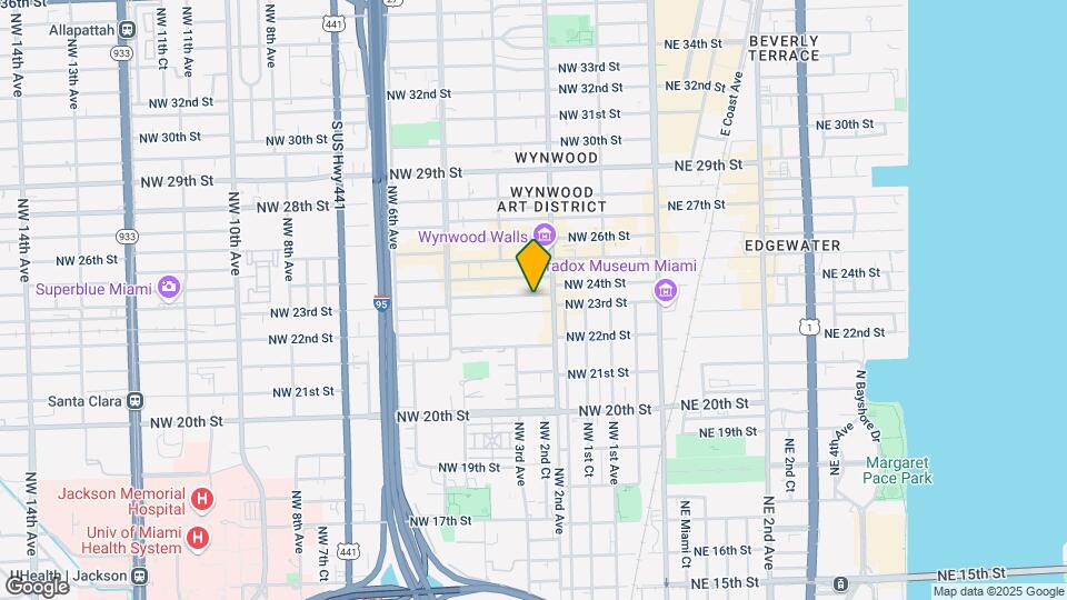 250 NW 23rd St Map and Location Details