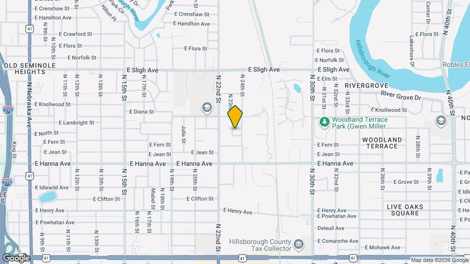 6411 N 23rd St Mapa y Detalles de la Ubicación