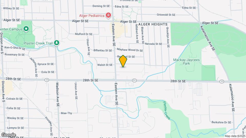 831 Everglade Dr SE Map and Location Details