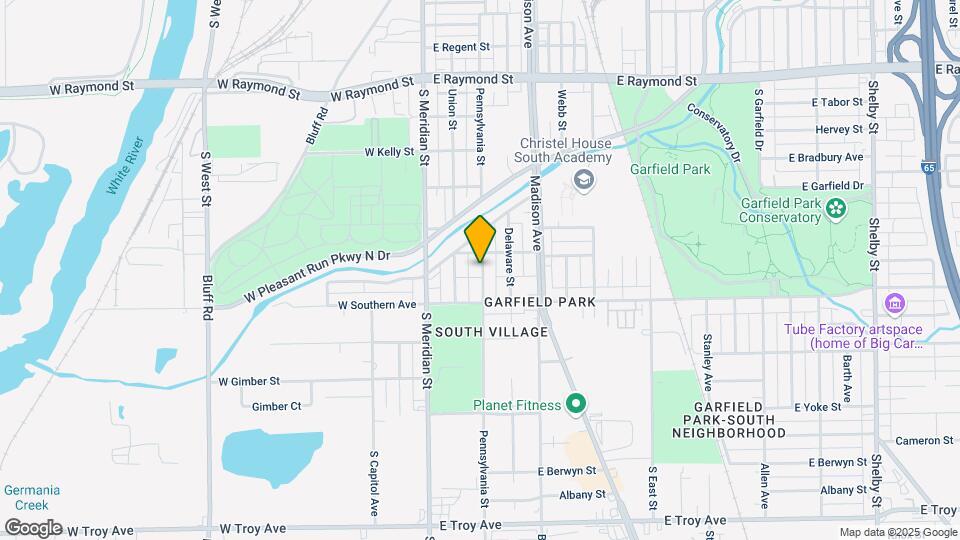 2514 S Pennsylvania St Map and Location Details
