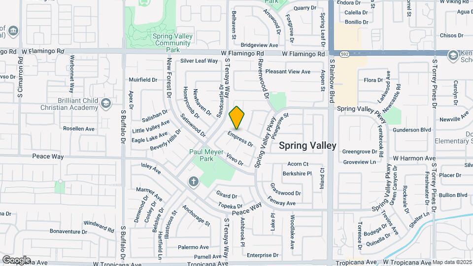 7312 Empress Dr Map and Location Details