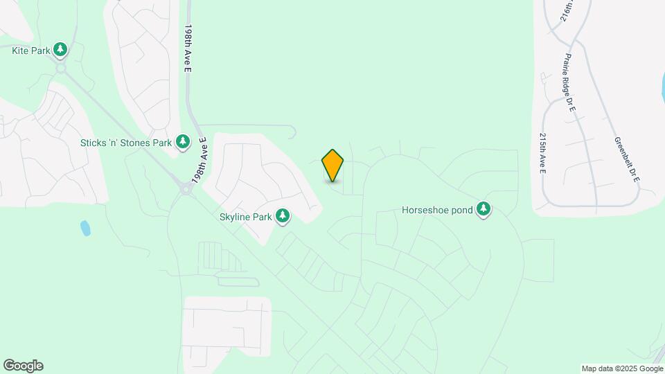 14539 203rd Ave E Map and Location Details