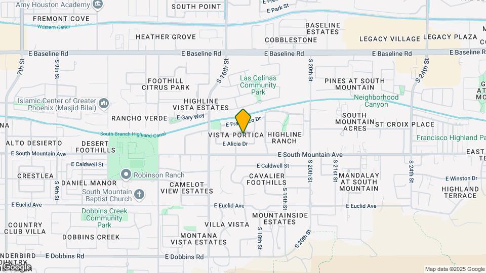 1713 E Desert Ln Map and Location Details