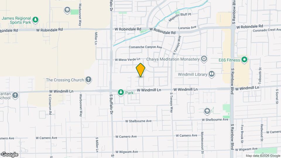 5874 Sunset Creek St Map and Location Details