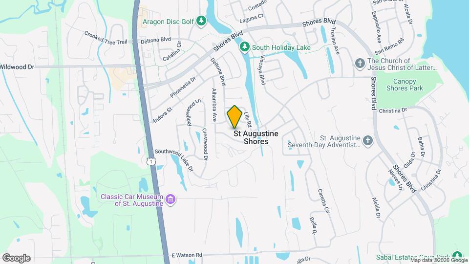 233 Deltona Blvd Map and Location Details