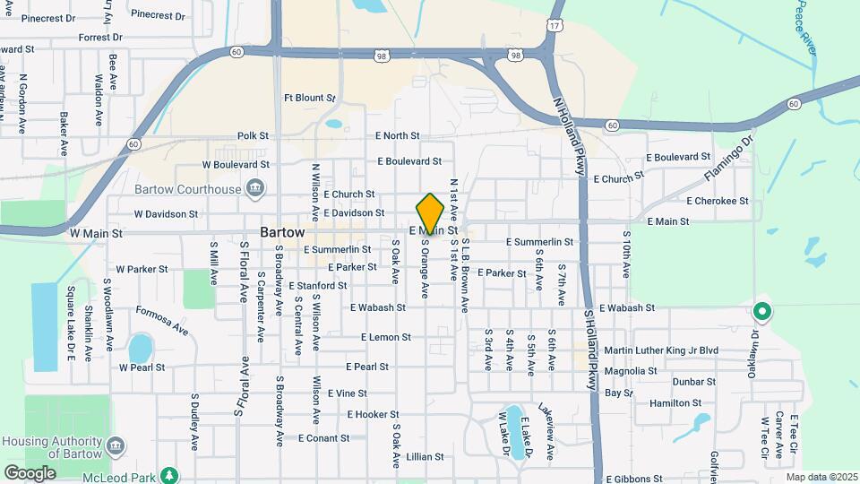 210 S Orange Ave Mapa y Detalles de la Ubicación