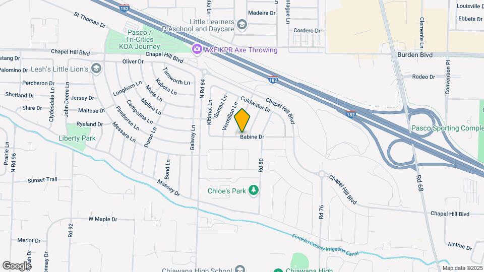 8016 Babine Dr Map and Location Details