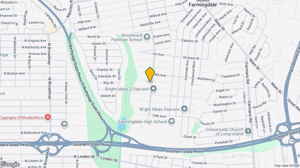 121 Woodward Pkwy Map and Location Details