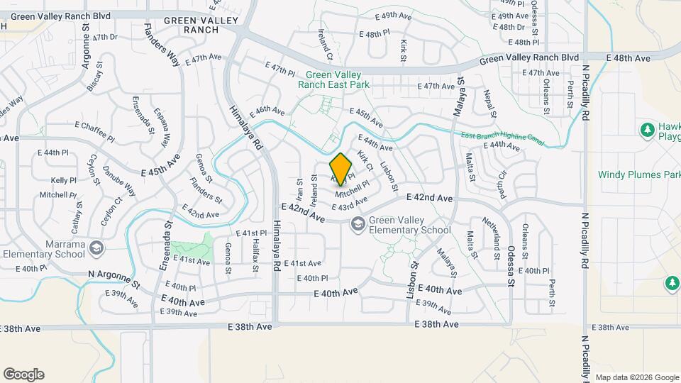 20555 Mitchell Pl Mapa y Detalles de la Ubicación