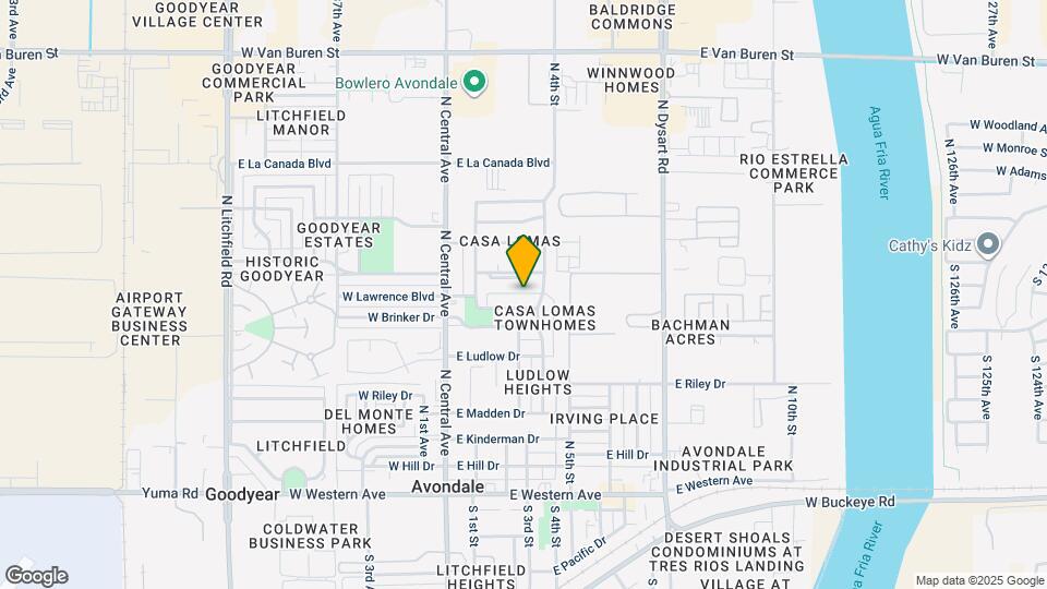 206 E Lawrence Blvd Map and Location Details
