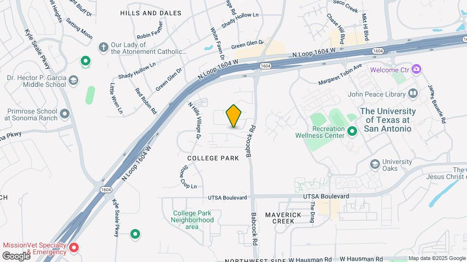 Villas at College Park Mapa y Detalles de la Ubicación