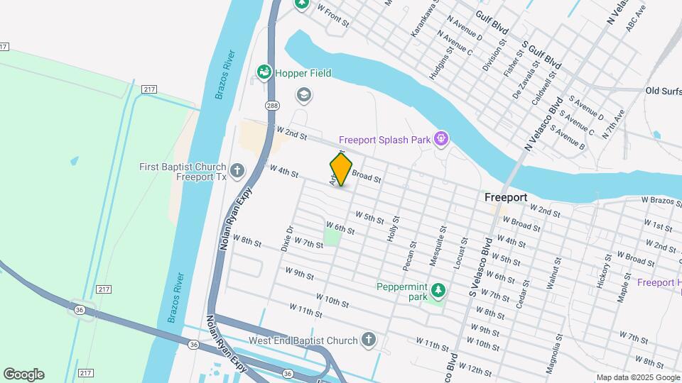 1717 W 4th St Map and Location Details