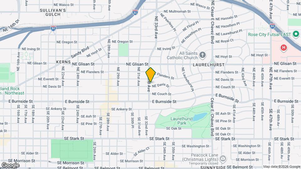 3205 NE Davis St Map and Location Details