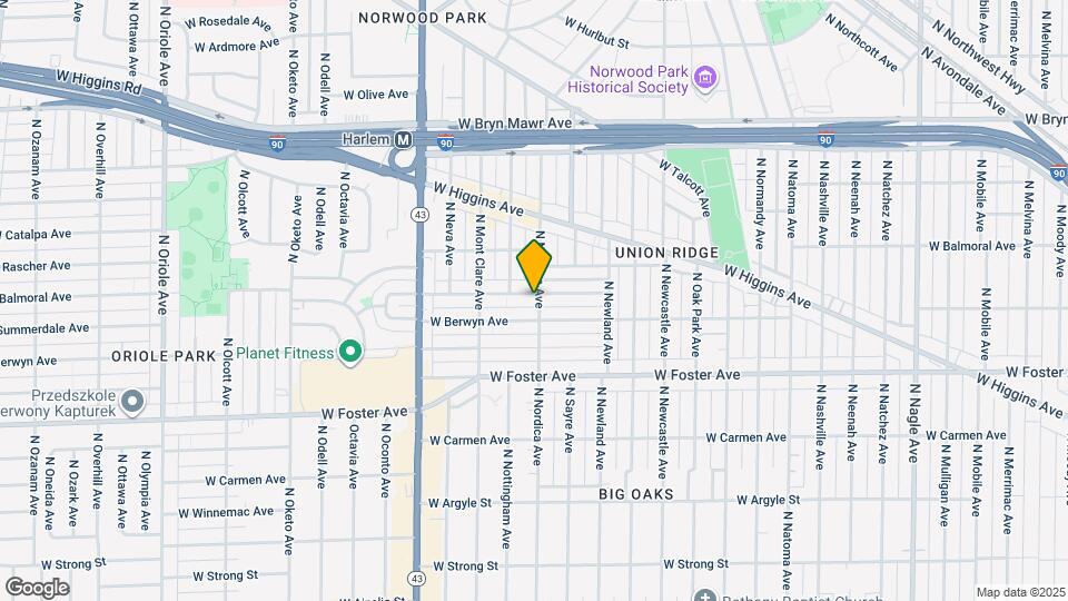 7001 W Summerdale Ave Map and Location Details