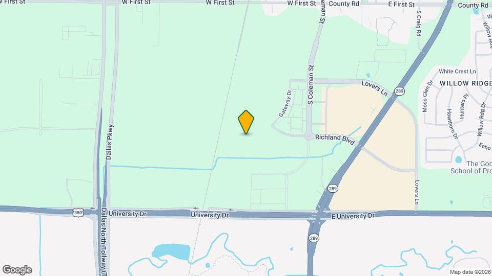 Lakeview at Gates of Prosper 2 Map and Location Details