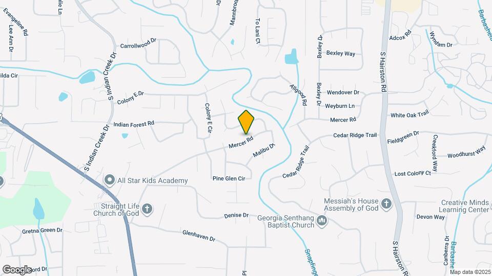 4428 Mercer Rd Map and Location Details