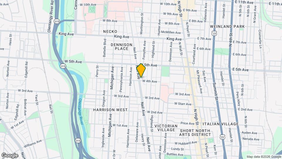 1186 Neil Ave Map and Location Details