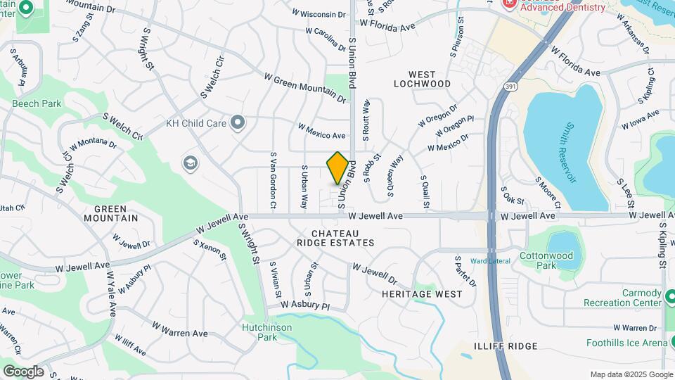 1819 S Union Blvd Map and Location Details