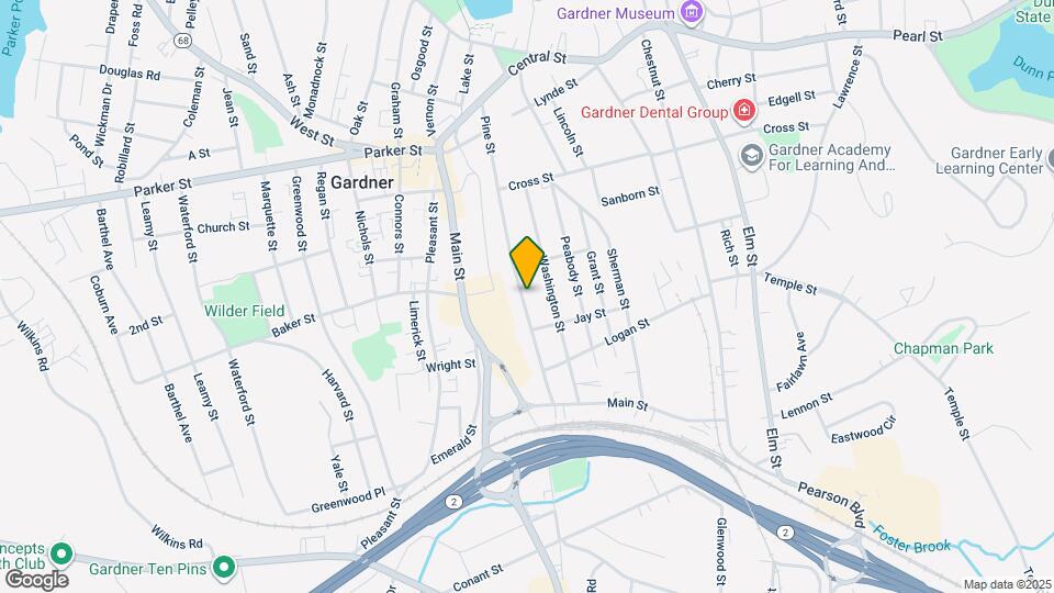 250 Pine St Map and Location Details