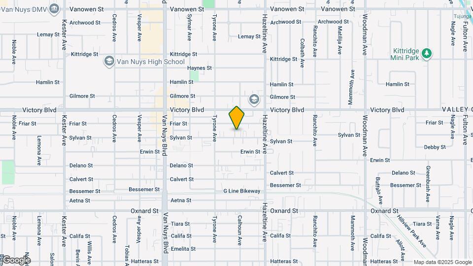 14207 Sylvan St Map and Location Details