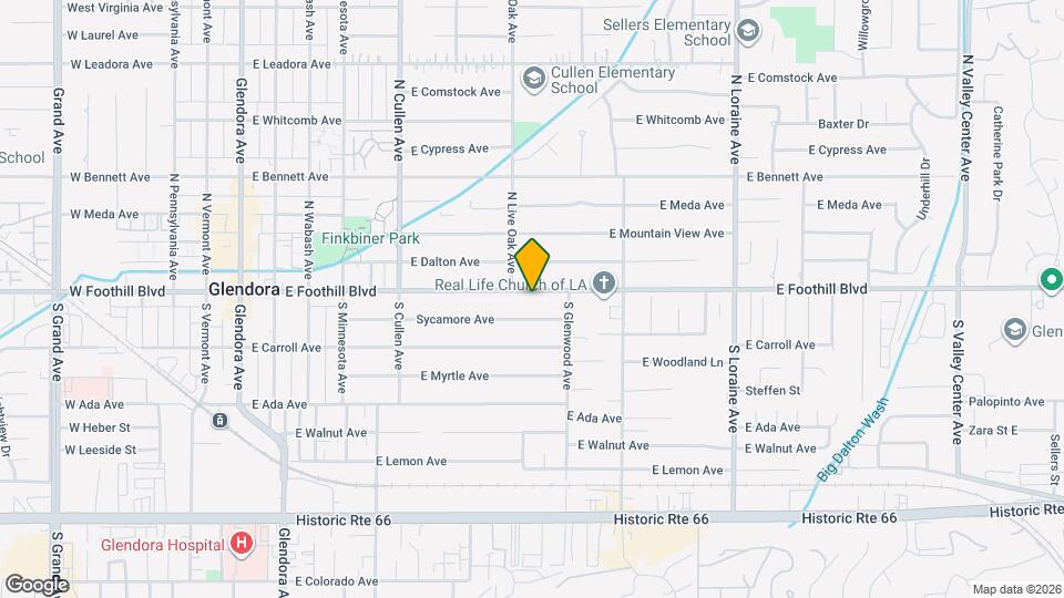 720 E Foothill Blvd Map and Location Details