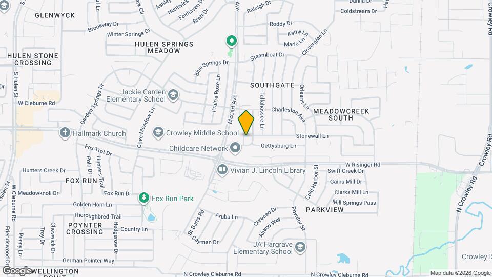 3411 Stonewall Ln Map and Location Details