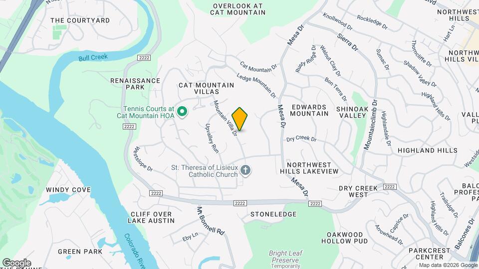 5913 Mountain Villa Dr Map and Location Details