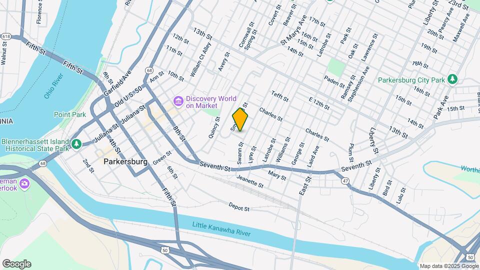 915 Swann St Mapa y Detalles de la Ubicación