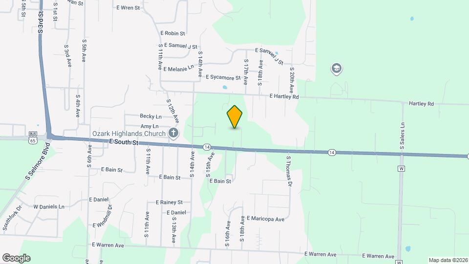 1543 S Tuscany Ct Map and Location Details