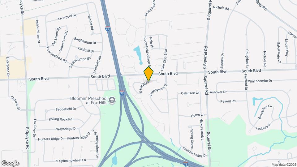 1631 S Hill Blvd Map and Location Details