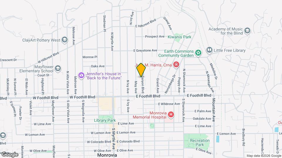 159 N Canyon Blvd Map and Location Details