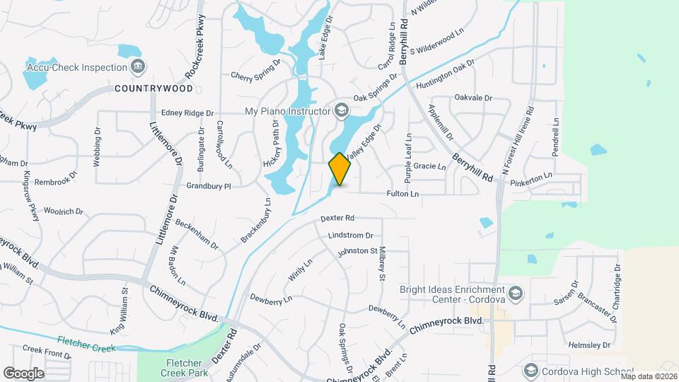 8900 Fulton Cove Mapa y Detalles de la Ubicación