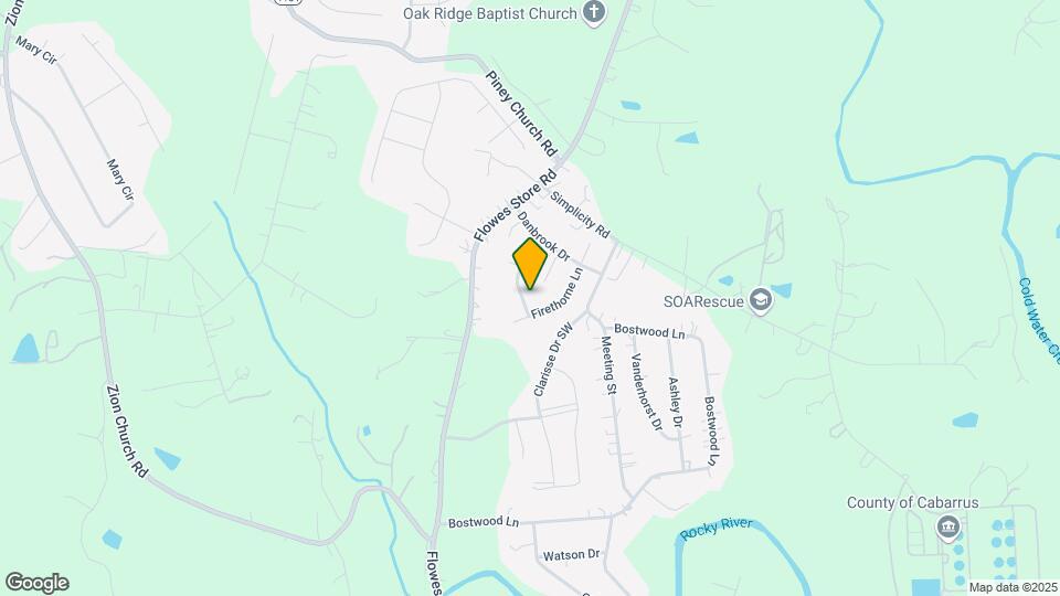 6011 Ashebrook Dr Map and Location Details