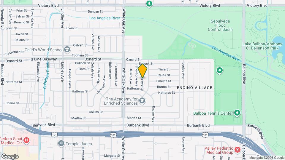 5901 Texhoma Ave Mapa y Detalles de la Ubicación