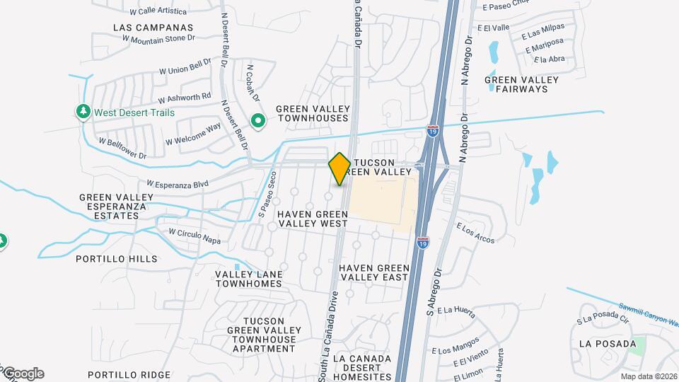 138 South La Cañada Drive Map and Location Details