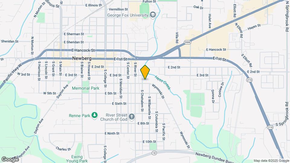 314 S Chehalem St Map and Location Details