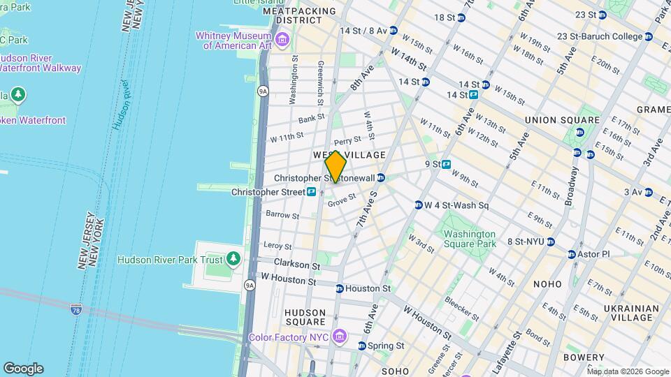 122 Christopher St, Unit 2A Map and Location Details