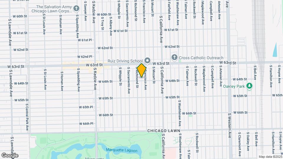 2914 W 64th St Map and Location Details