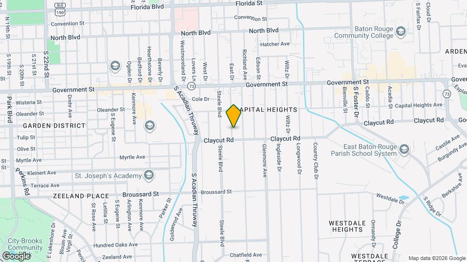 849 Blanchard St Map and Location Details