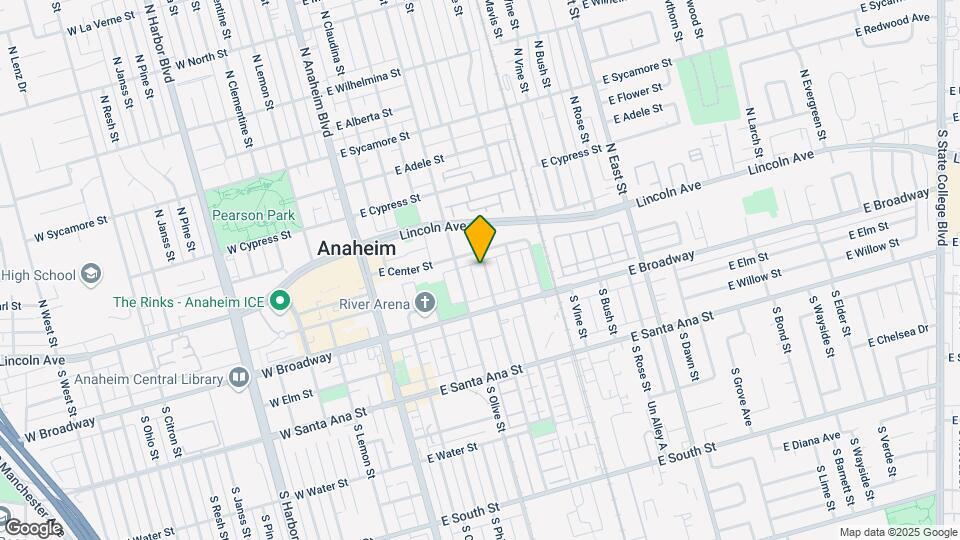 119 S Melrose St Map and Location Details