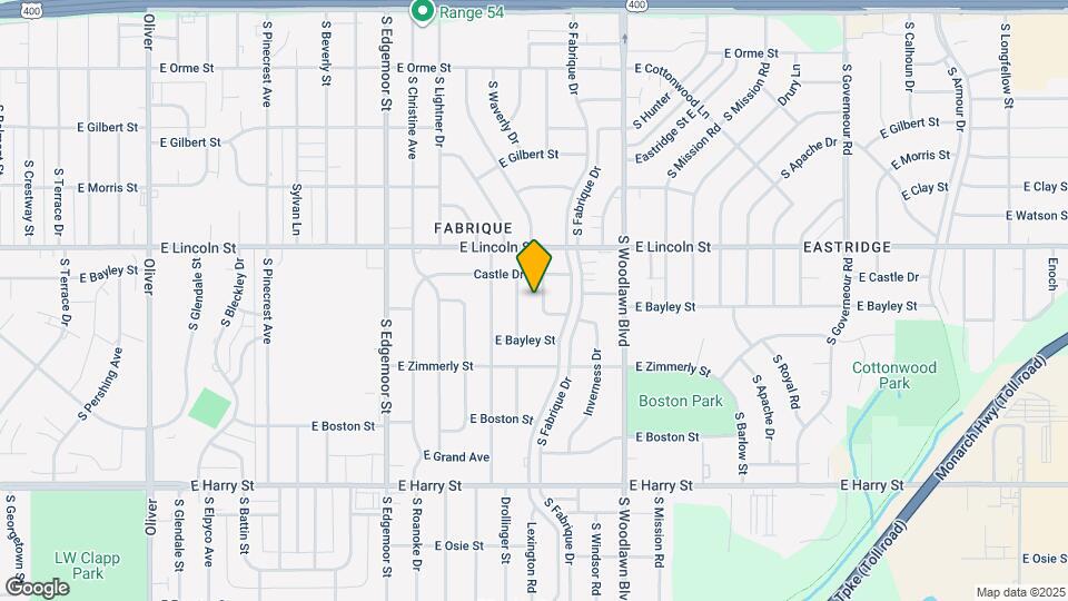 947 Lexington Rd Map and Location Details