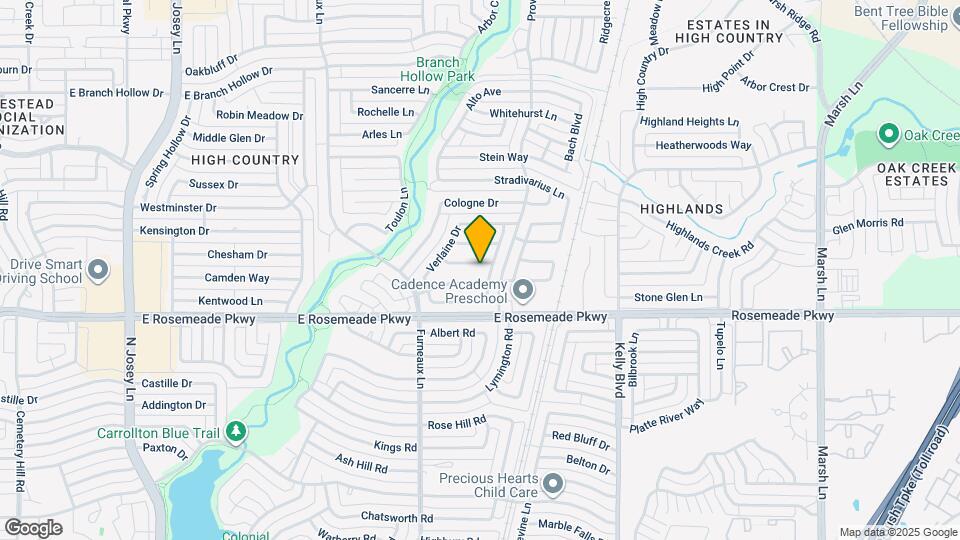 2022 Chalfont Dr Map and Location Details