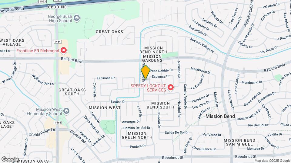 7207 San Pablo Dr Map and Location Details