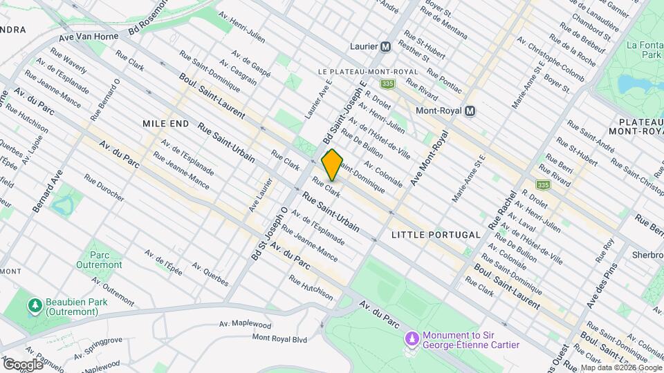 4837 Rue Clark, Unit SI ID1601927P Map and Location Details