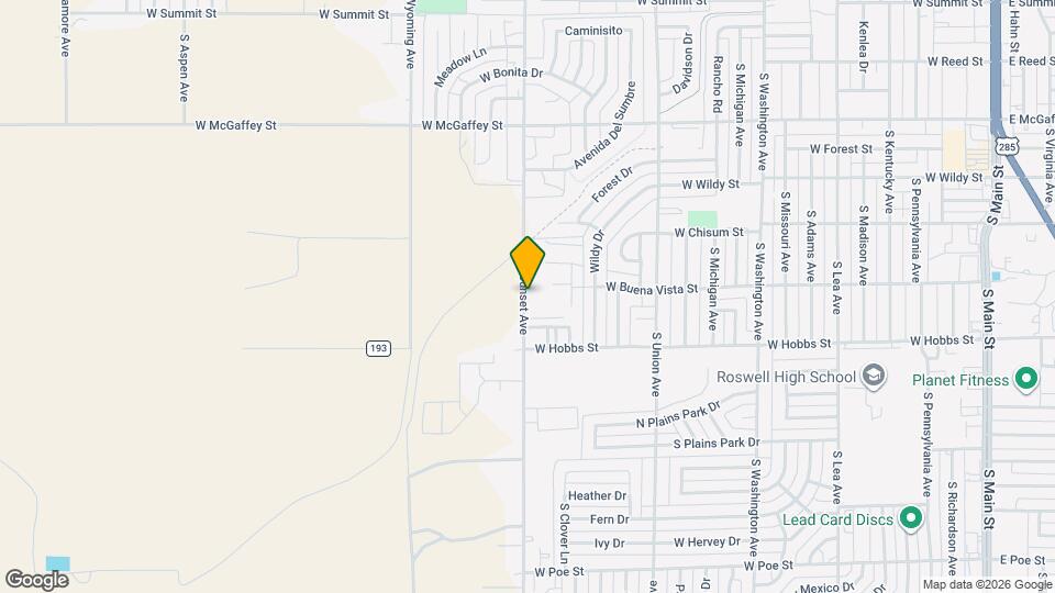 Sunset Apartments Map and Location Details