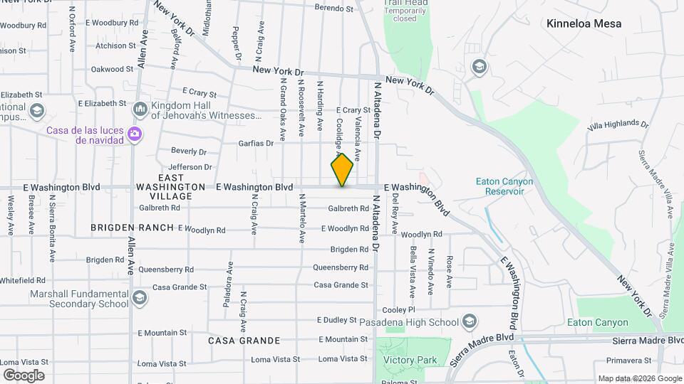 2434 E Washington Blvd Mapa y Detalles de la Ubicación