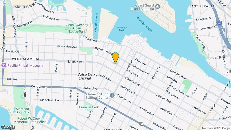 1598 Pacific Ave Map and Location Details