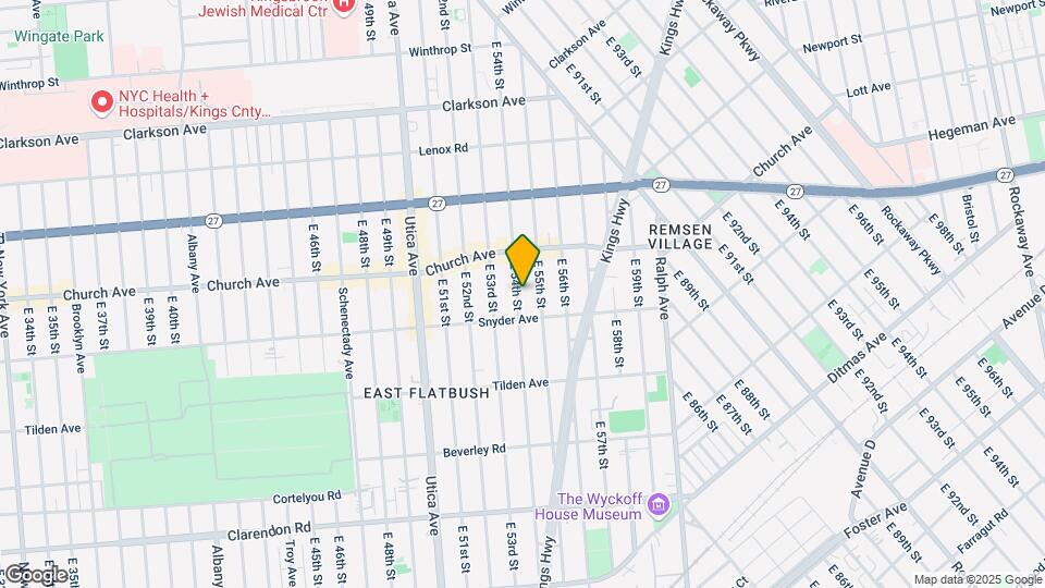 315 E 54th St Map and Location Details