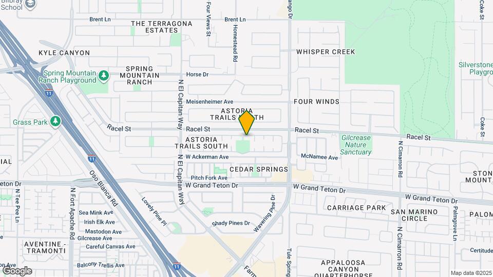 8525 Twinkling Topaz Ave Map and Location Details