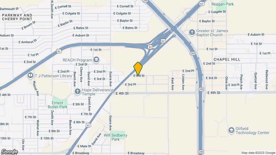 3414 E 3rd St Map and Location Details